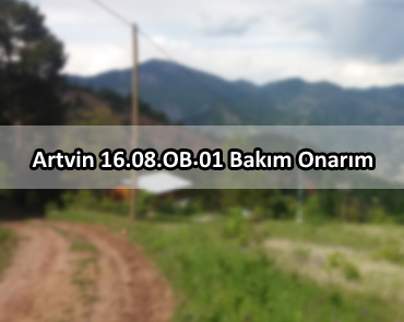 Artvin 16.08.OB.01 Bakım Onarım